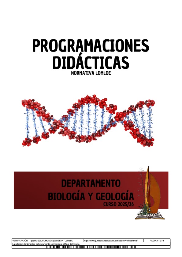 Programación didactica de Biología y Geología