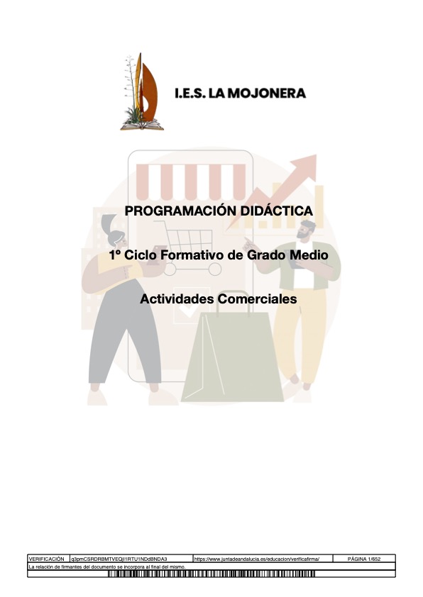 Programación didáctica Comercio