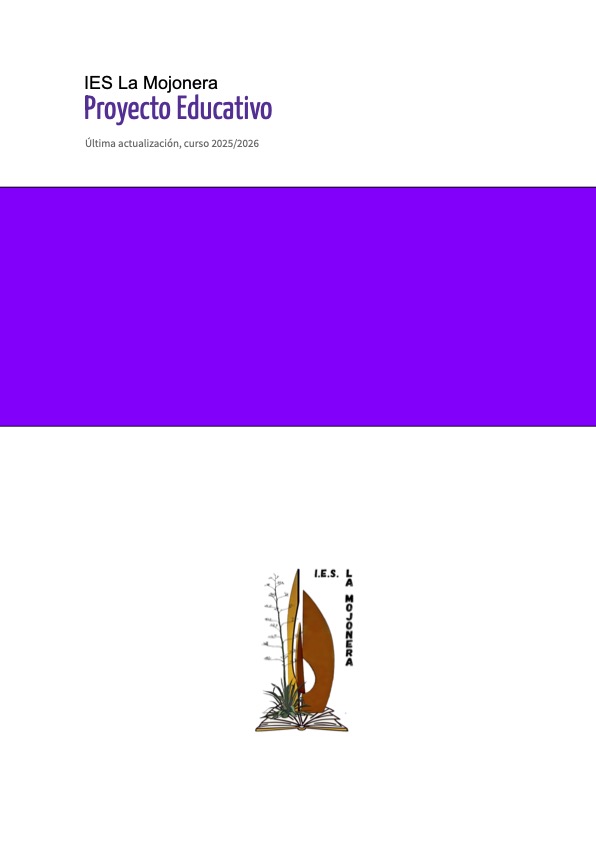 Proyecto educativo IES la Mojonera